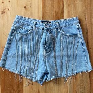 Blue B Size Large Jean Shorts